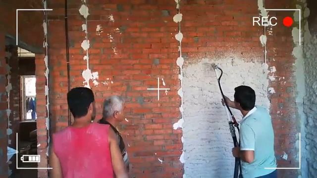 Запуск штукатурной станции Гранд 3 на объекте.