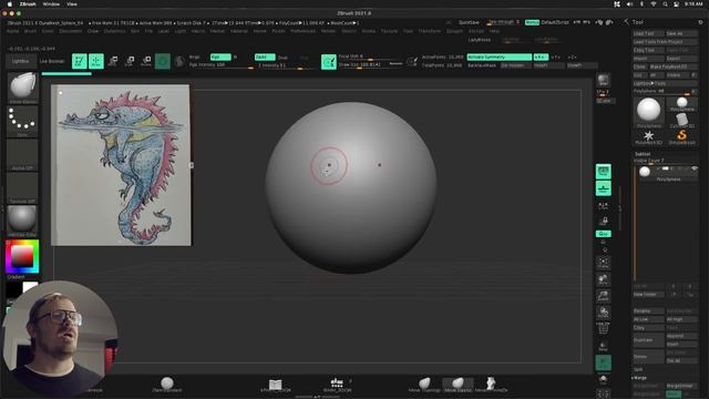 Can't Sculpt Using Spotlight in Zbrush? Problem Solved! смотреть онлайн