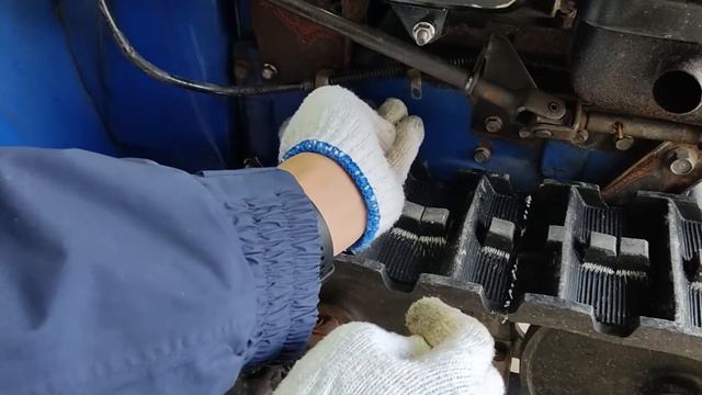 除雪機YSM870シューターレバー ワイヤー交換