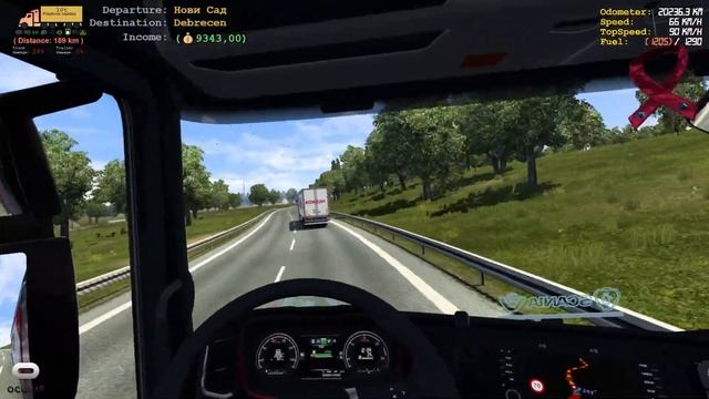 ? ETS2 - Euro Tour 2023 - Ep80 - Scania 500S V8 | OCULUS смотреть онлайн