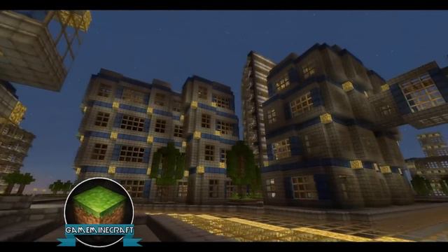 Видео геймплея карта "Futuristic City" для Майнкрафт смотреть онлайн