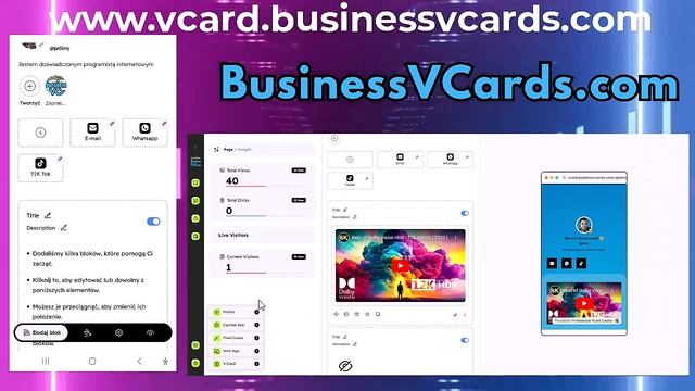VCards Creator Online смотреть онлайн