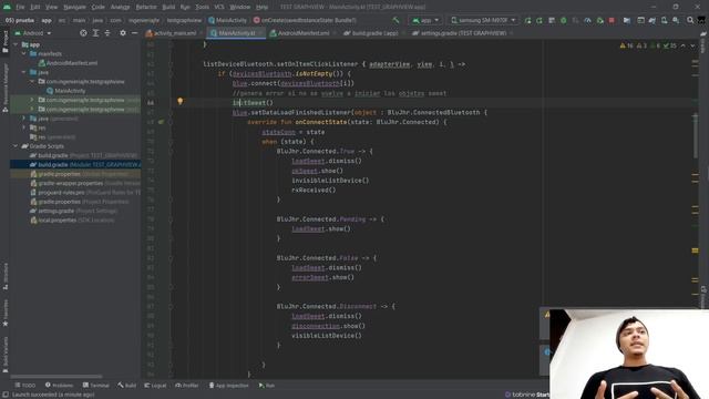 Graficar sensores de Arduino con Android Studio смотреть онлайн