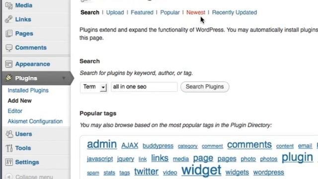 Wordpress Tutorial - How To Install Plugins смотреть онлайн