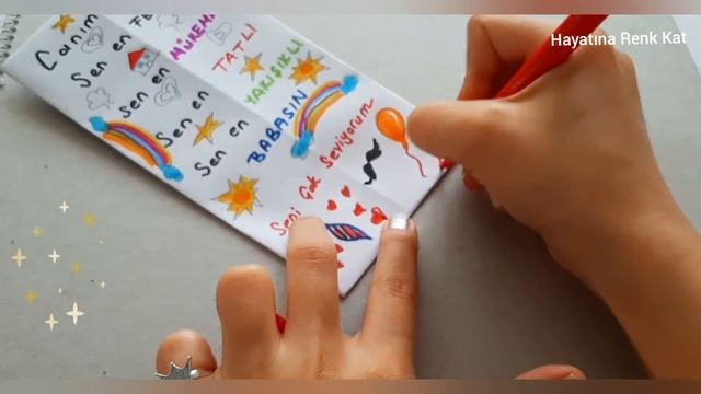 Babalar Günü Origami Kart Yapımı❤İçinde Sürpriz Var ?Çok Kolay ve Eğlenceli ❤? смотреть онлайн