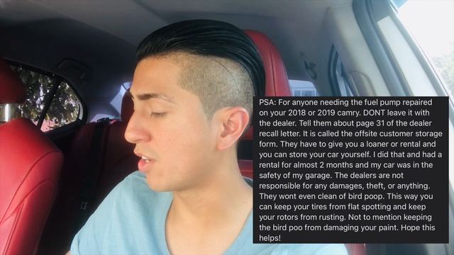 TOYOTA FUEL PUMP RECALL FOR CAMRYS | CAMRY XSE смотреть онлайн