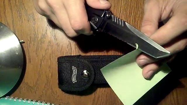 Обзор на нож Walther black tactical tanto смотреть онлайн