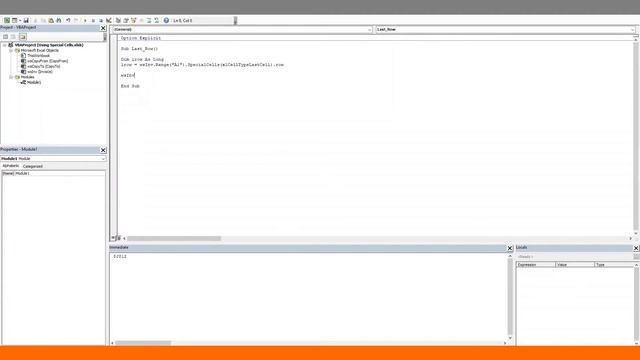 Excel VBA: How to Find the Last Row Using SpecialCells смотреть онлайн