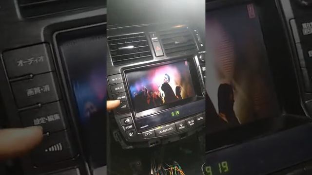 Toyota Crown Hybrid DVD Playback Bypass смотреть онлайн