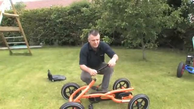 Сборка веломобиля BERG Buddy Orange смотреть онлайн