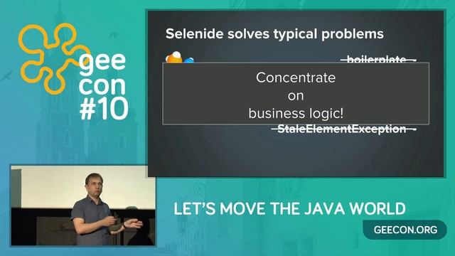 GeeCON 2018: Andrei Solntsev - Selenide: fall in love after 15 slides смотреть онлайн