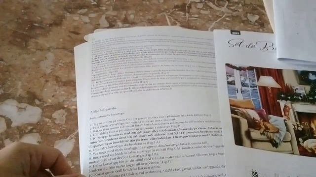 Рождественский интерьер от Luca-S. Обзор набора.