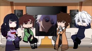 Anime characters react to Gojo Satoru /Genshin impact/Bungo Stray Dogs/Demon Slayer/Jujutsu Kaisen