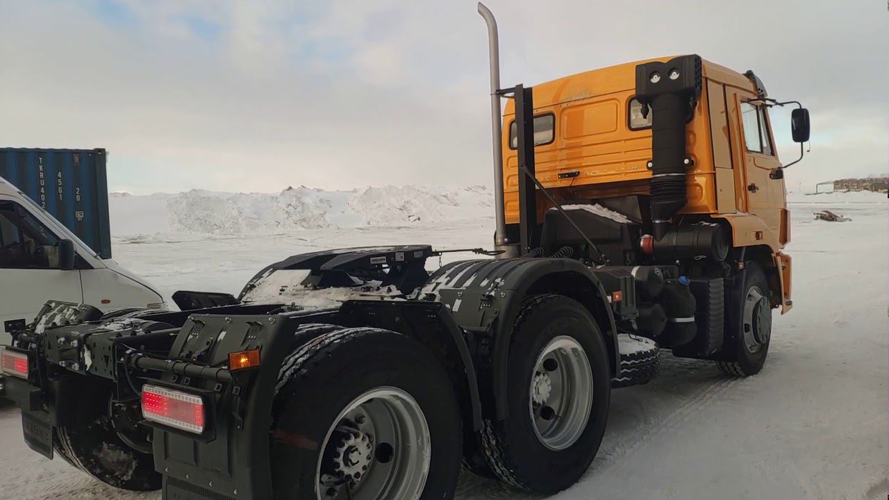 Новый Камаз 65116 и неподходящие б/у прицепы! Перевозим тралом. Много болтовни