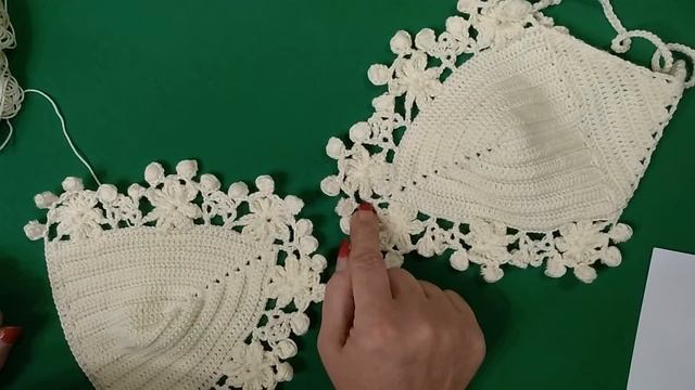 Топ "цветочная бахрома" МК3 | Crochet top "Flower fringe" - lesson 3 смотреть онлайн