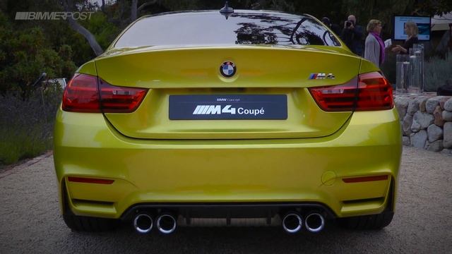 BMW M4 Coupe Concept from Pebble Beach debut смотреть онлайн