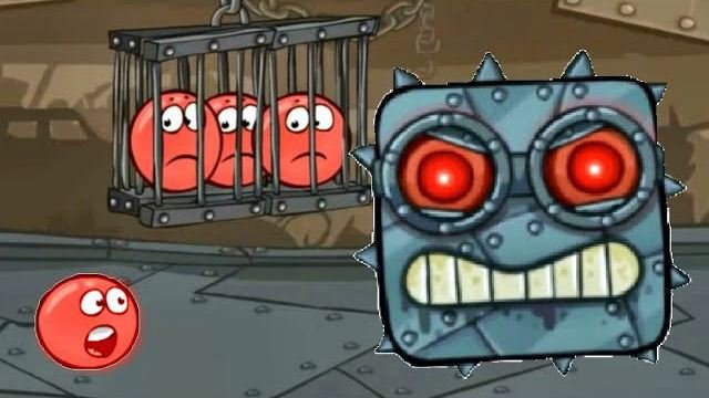 Веселый КРАСНЫЙ ШАР против чёрного квадрата #5 ИГРА Red Ball 4 - Ред бол 4 смотреть онлайн