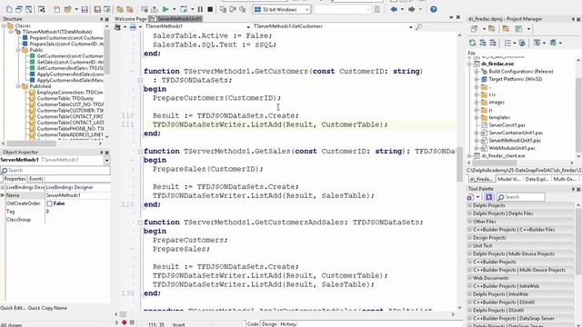 DataSnap REST com FireDAC смотреть онлайн