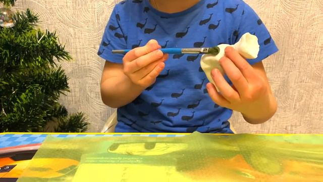 Как сделать Грута из лёгкой глины ребёнку? смотреть онлайн