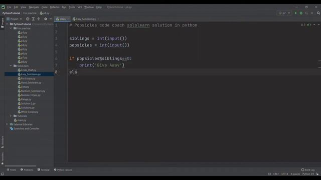 Popsicles code_coach sollution Using Python || Sololearn смотреть онлайн