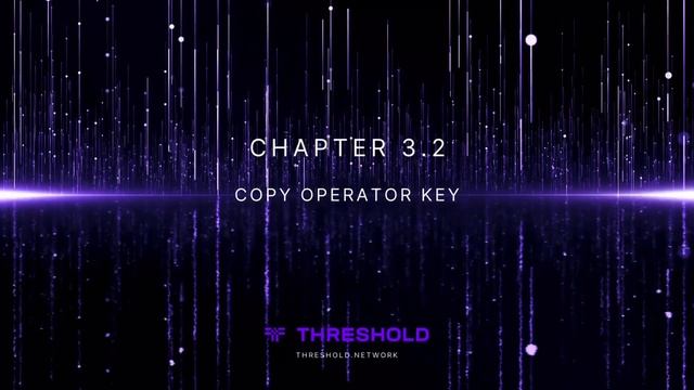 Threshold tBTC v2 Node Setup смотреть онлайн