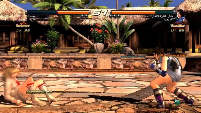 41 - Tekken Revolution - Coouge (Lili) Vs X_GAMER_GIRL_74X (Asuka)
