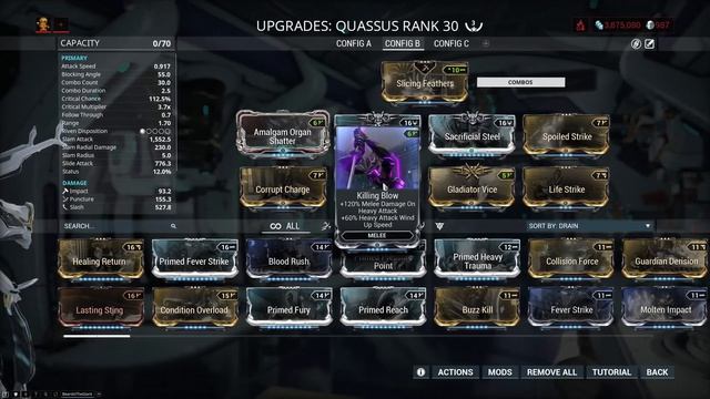 Warframe - Quassus Heavy Attack Buff (3 Forma) смотреть онлайн