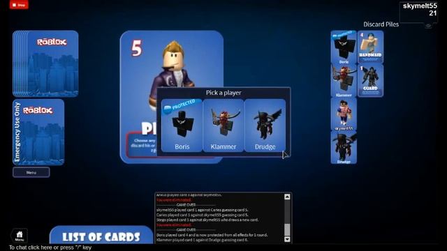 ROBLOX Love Notes: A Card Game смотреть онлайн