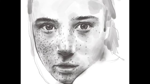 Pencil Sketch. Quick Procreate Portrait On IPad Pro by Deadwriter смотреть онлайн