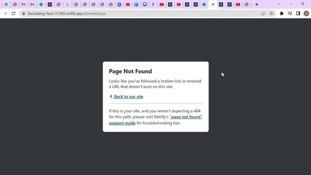 page not found in netlify in React js Solved in 4 steps. смотреть онлайн