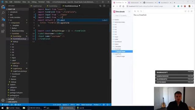 Building a professional JavaScript (React) component library from scratch (Part 1) смотреть онлайн