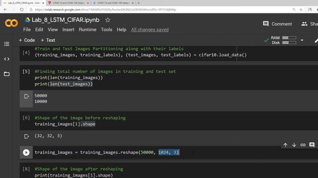 LSTM using CIFAR-10 Dataset смотреть онлайн