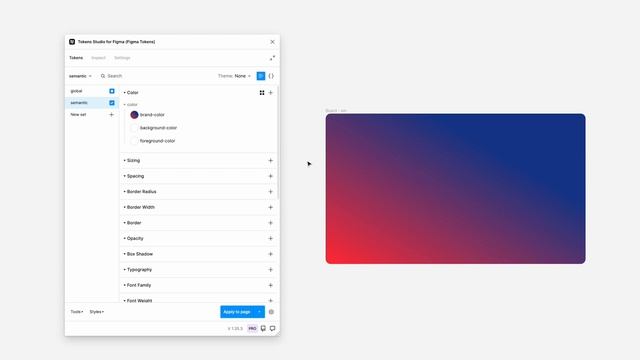 Creating a Gradient Token with Reference & Opacity смотреть онлайн