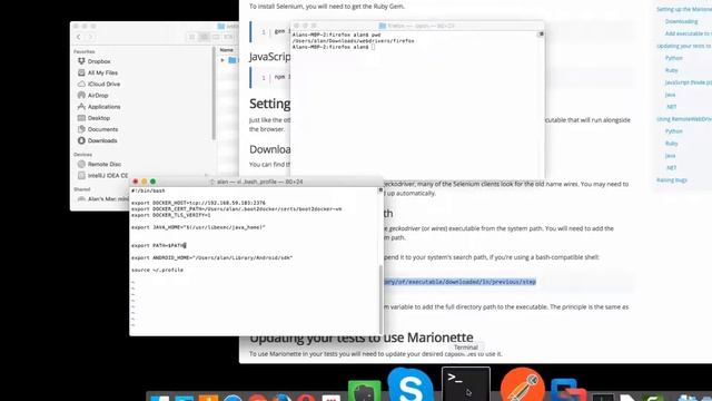 How to Install Firefox, Marionette GeckoDriver, Chrome, ChromeDriver for Selenium WebDriver on Mac смотреть онлайн