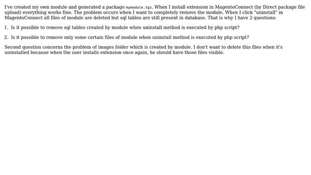 Magento: Magento uninstall extension custom script php смотреть онлайн