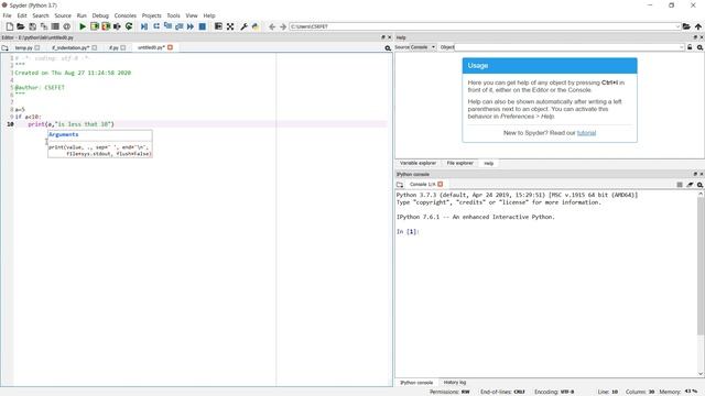 Python(If-esle/Indentation) смотреть онлайн