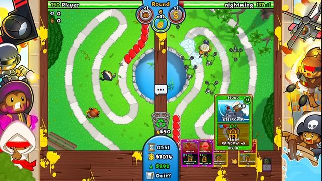 Bloons TD Battles card game mode смотреть онлайн