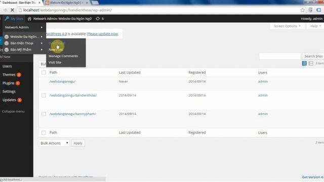 Video Wordpress Hướng dẫn Sử Dụng Tính Năng Multisite YouTube смотреть онлайн