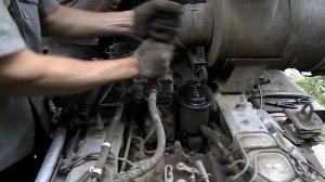 КАК СНЯТЬ КОМПРЕССОР НА КАМАЗЕ.