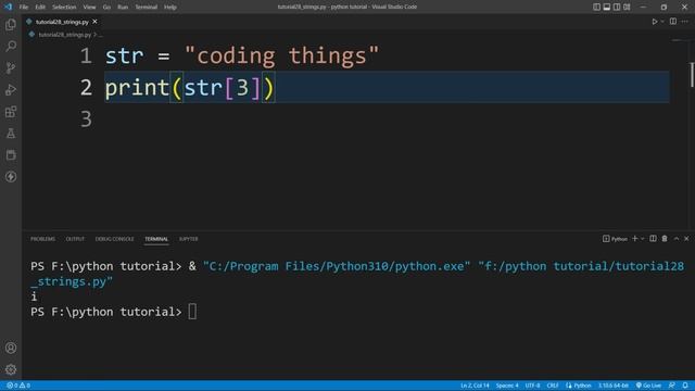 Strings in Python || Python Tutorial For Beginners || Part #28 смотреть онлайн