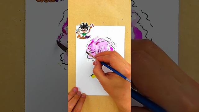 Два крутых способа нарисовать Сакуру ￼?дерево #drawing смотреть онлайн