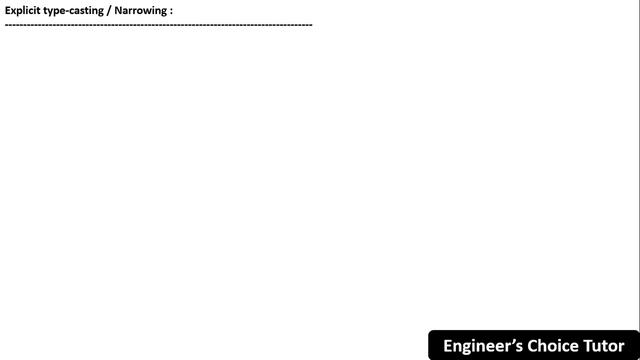 Type Casting in Java | Java Programming Language | Java смотреть онлайн