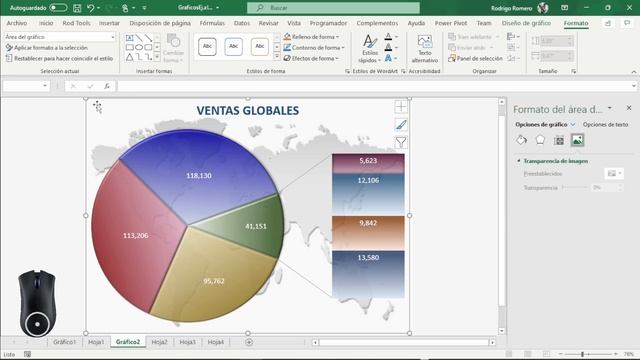 Excel Gráficos - PASTEL 2D AVANZADO смотреть онлайн