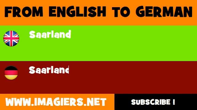 DEUTSCH   ENGLISCH  = Saarland