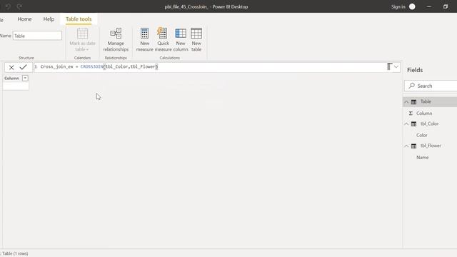 Power BI CROSSJOIN function | Cartesian product in pbi смотреть онлайн