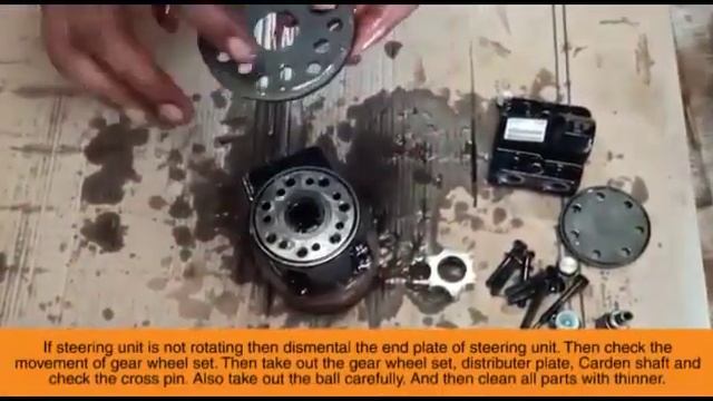 Process of Rectification of Steering Unit Make Danfoss смотреть онлайн