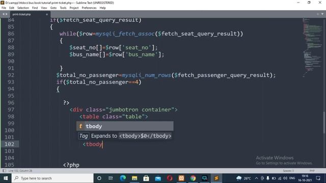 71. Creating Fetch Tickets | Part - 4| PHP, MySQL (XAMPP Server) | Backend Online Bus Booking смотреть онлайн
