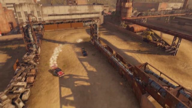 Crossout. Когда скорость - не главное. Парный дрифт на индустриальной трассе. смотреть онлайн