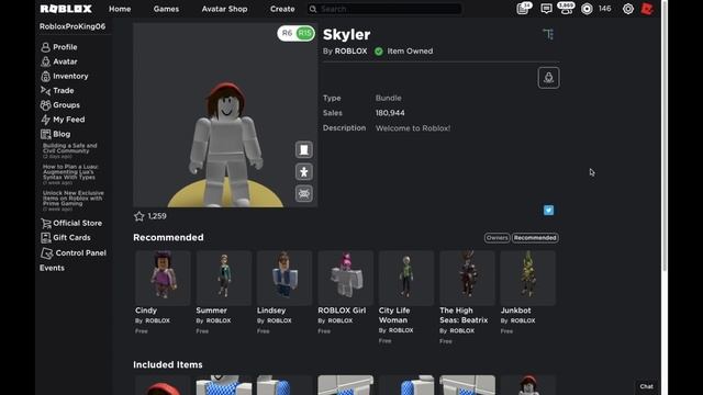 *FREE* New (KINDA) Free Roblox Bundle! Roblox Skyler Bundle! смотреть онлайн