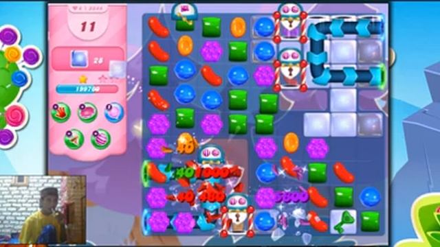 Candy Crush Saga Level 3844, 3 Stars, No Boosters смотреть онлайн